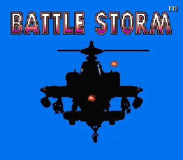 Battle Storm (Japan) screen shot title